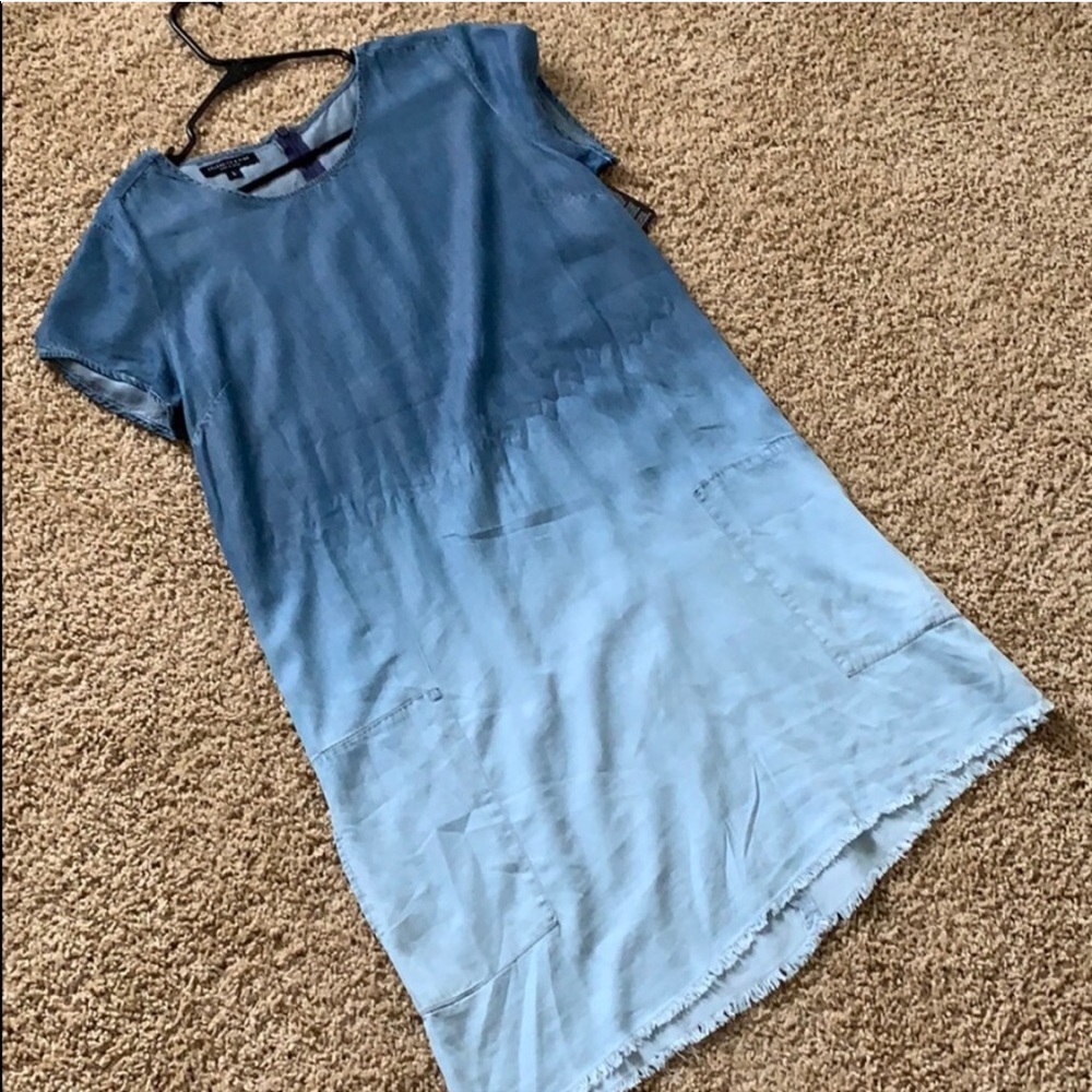 Celebrity Pink Chambray Dress